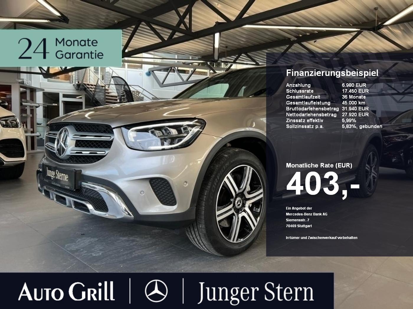 Mercedes-Benz GLC 300 e 4M MBUX+Fahrassist+LED+Wide+Cam.+HUD