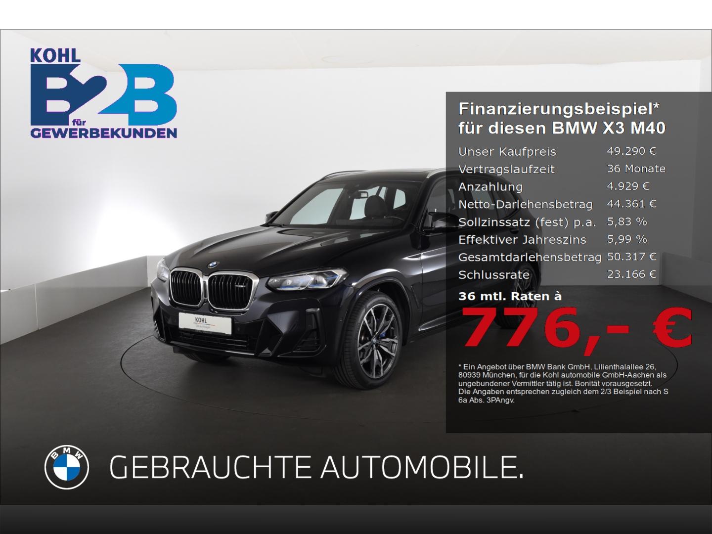 BMW X3 M40 d Harman Kardon **nur an Gewerbekunden**
