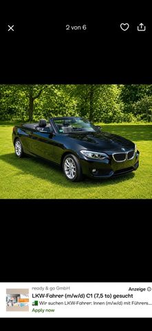 BMW BMW 218d Automatik Cabrio  Sommer , Sonne...