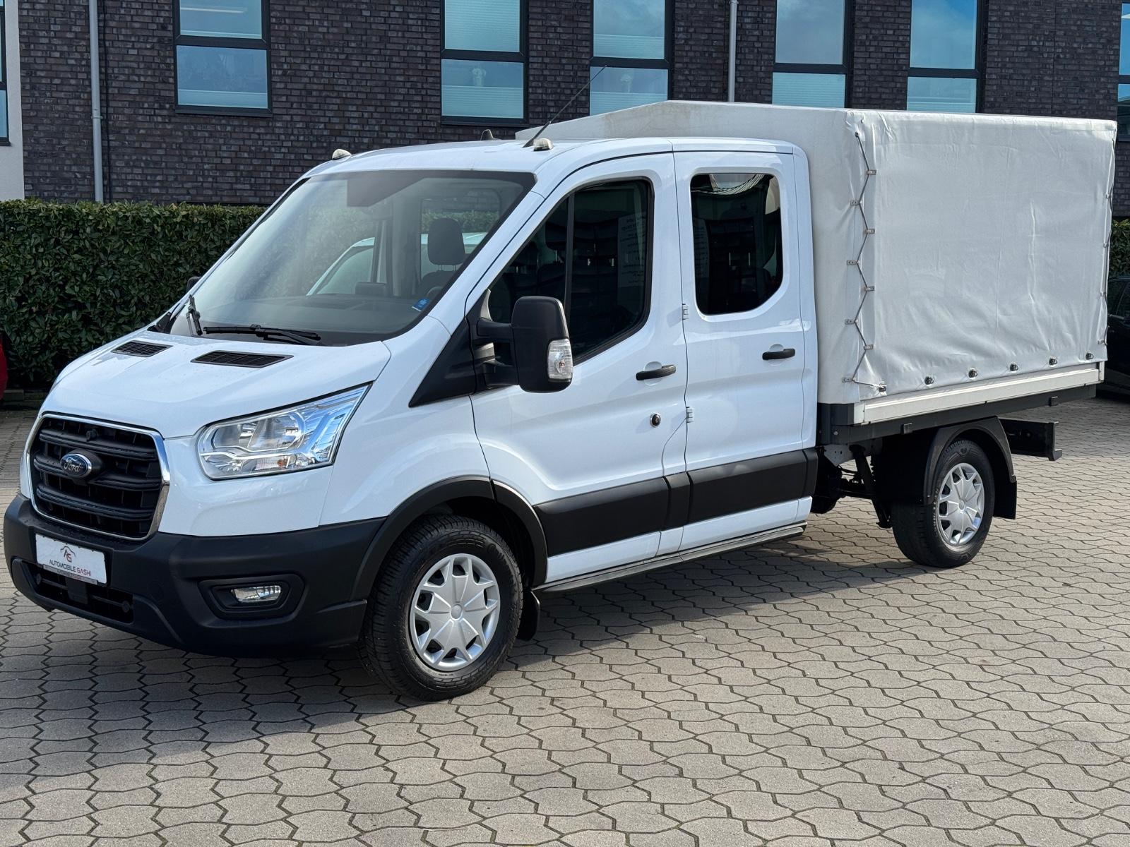 Ford Transit Pritsche Doka 350 4X4 L2*Klima*StHz*AHK*