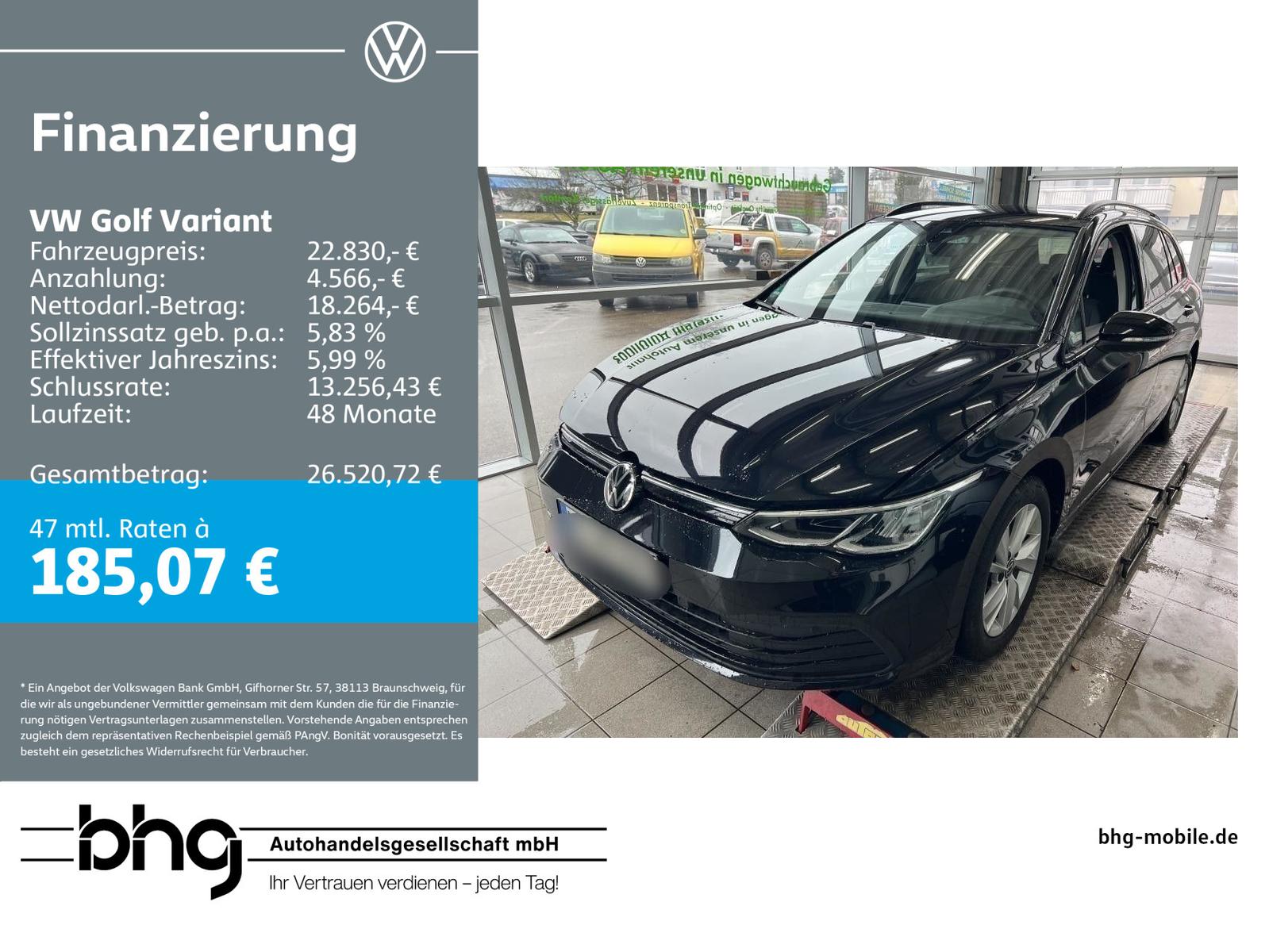 Volkswagen Golf Variant 1.5 eTSI OPF DSG Life