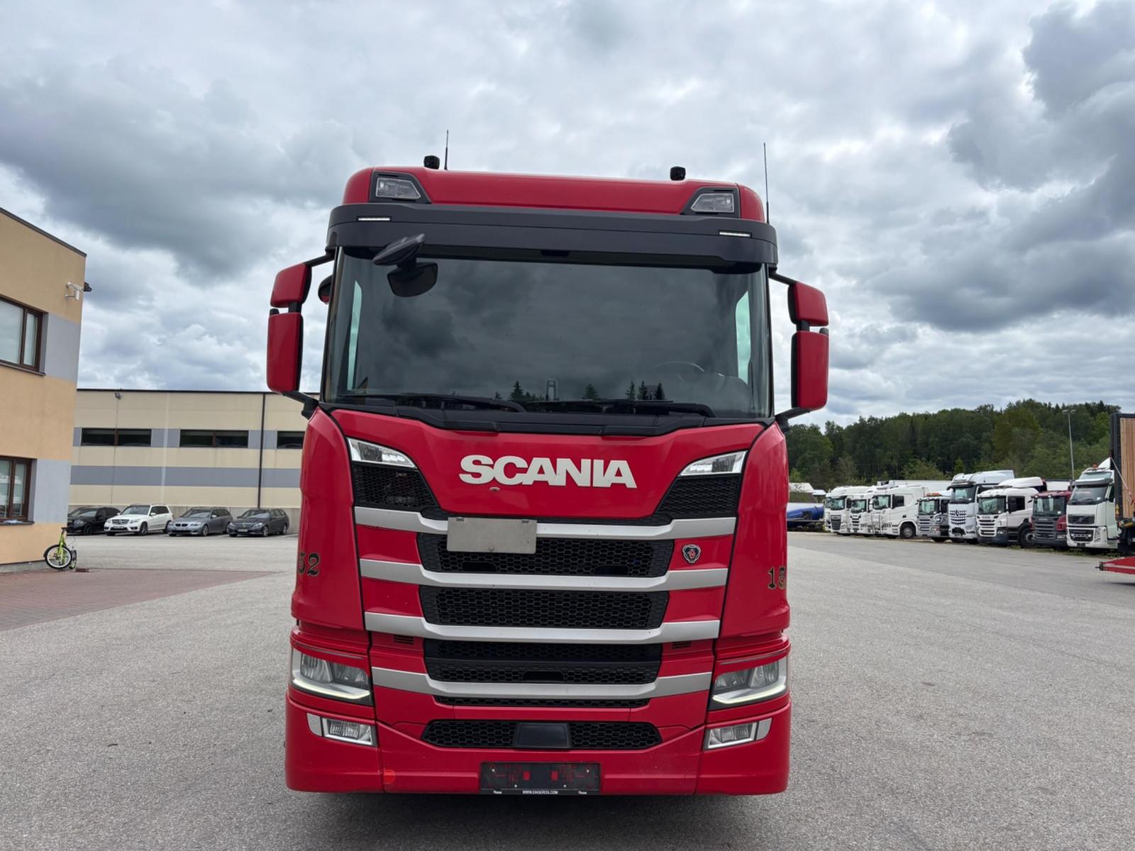 Scania R500 6X2*4 + 9T FRONT AXLE + 9200mm PLATFORM