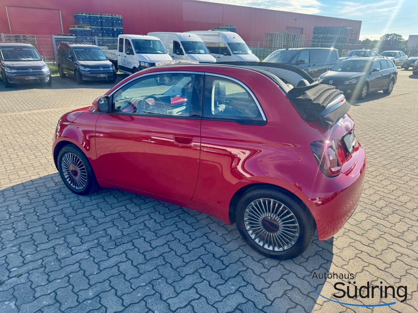500e Cabrio Red Navi  Apple CarPlay Android Auto