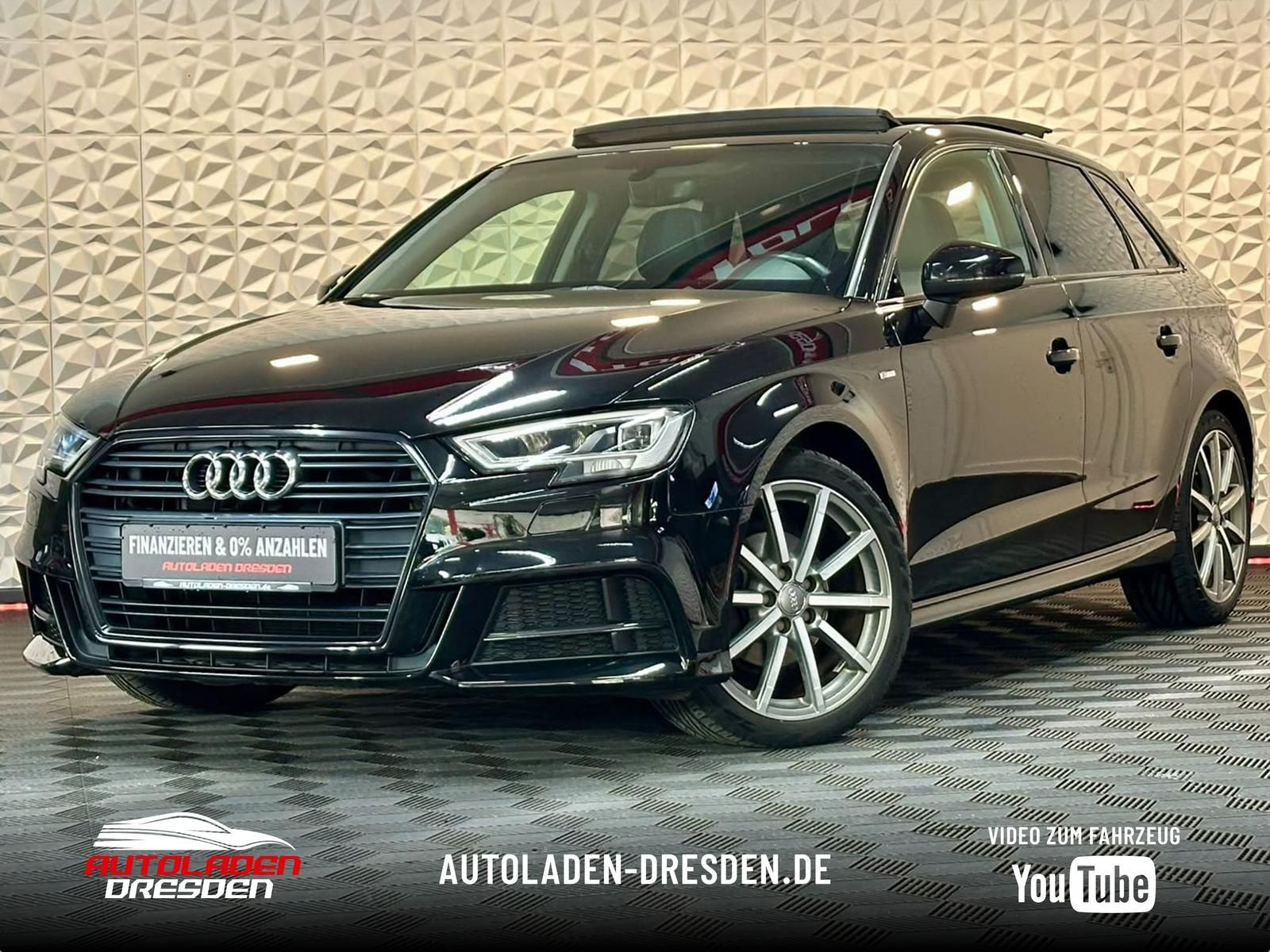 Audi A3 1.5TFSI S LINE SB BLACK LED#NAV#SHZ#PANO#PDC