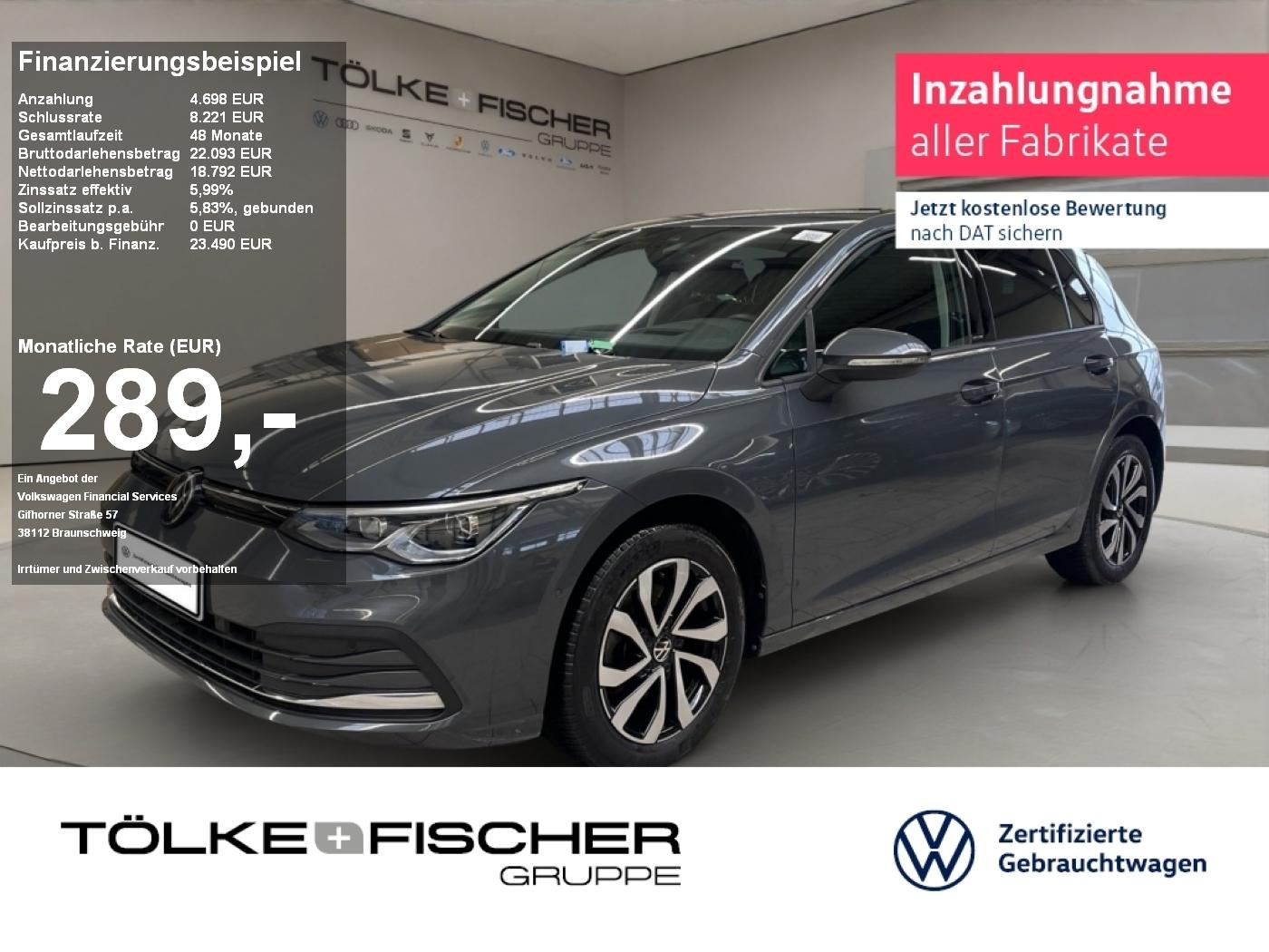 Volkswagen Golf VIII 1.5 TSI Active NaviPro ACC Kam. Navi