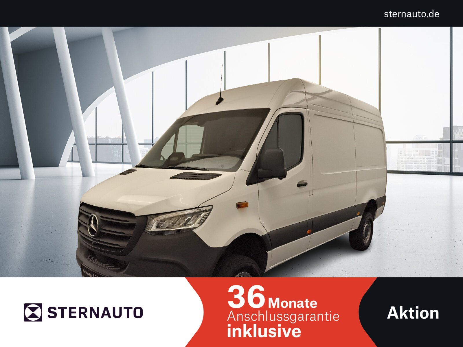 Mercedes-Benz Sprinter 319 4x4 KA HD Klima 360° LED AHK 2,8/3t