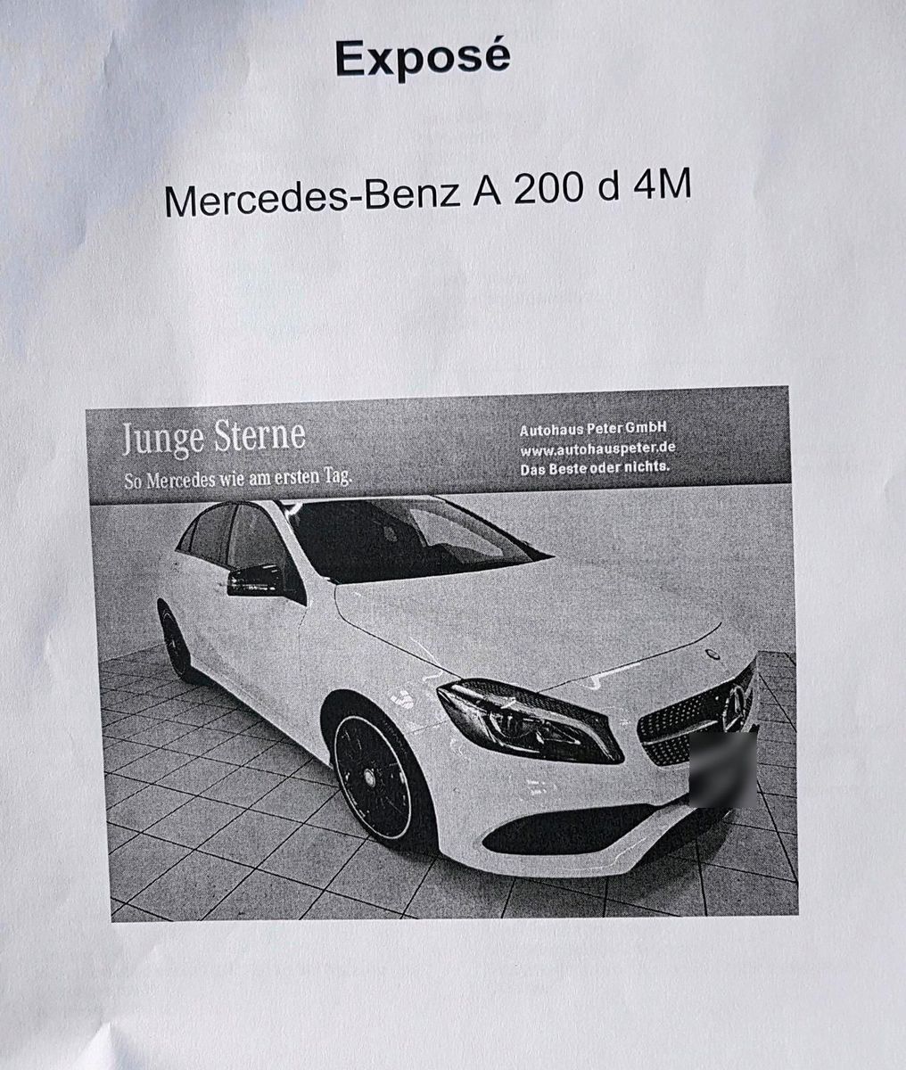 MERCEDES-BENZ Mercedes Benz A 200 d 4MATIC