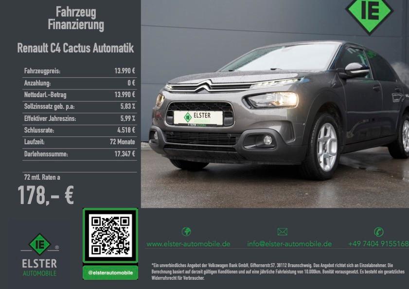 Citroën C4 Cactus Automatik,Klima,M+S, SHZ,Kamera,Navi