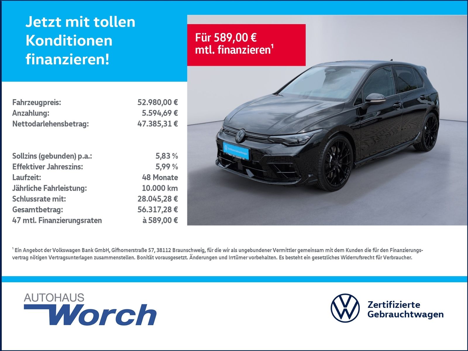 Golf R BLACK EDITION AKRA+PANO+DCC+H&K+MATRIX+