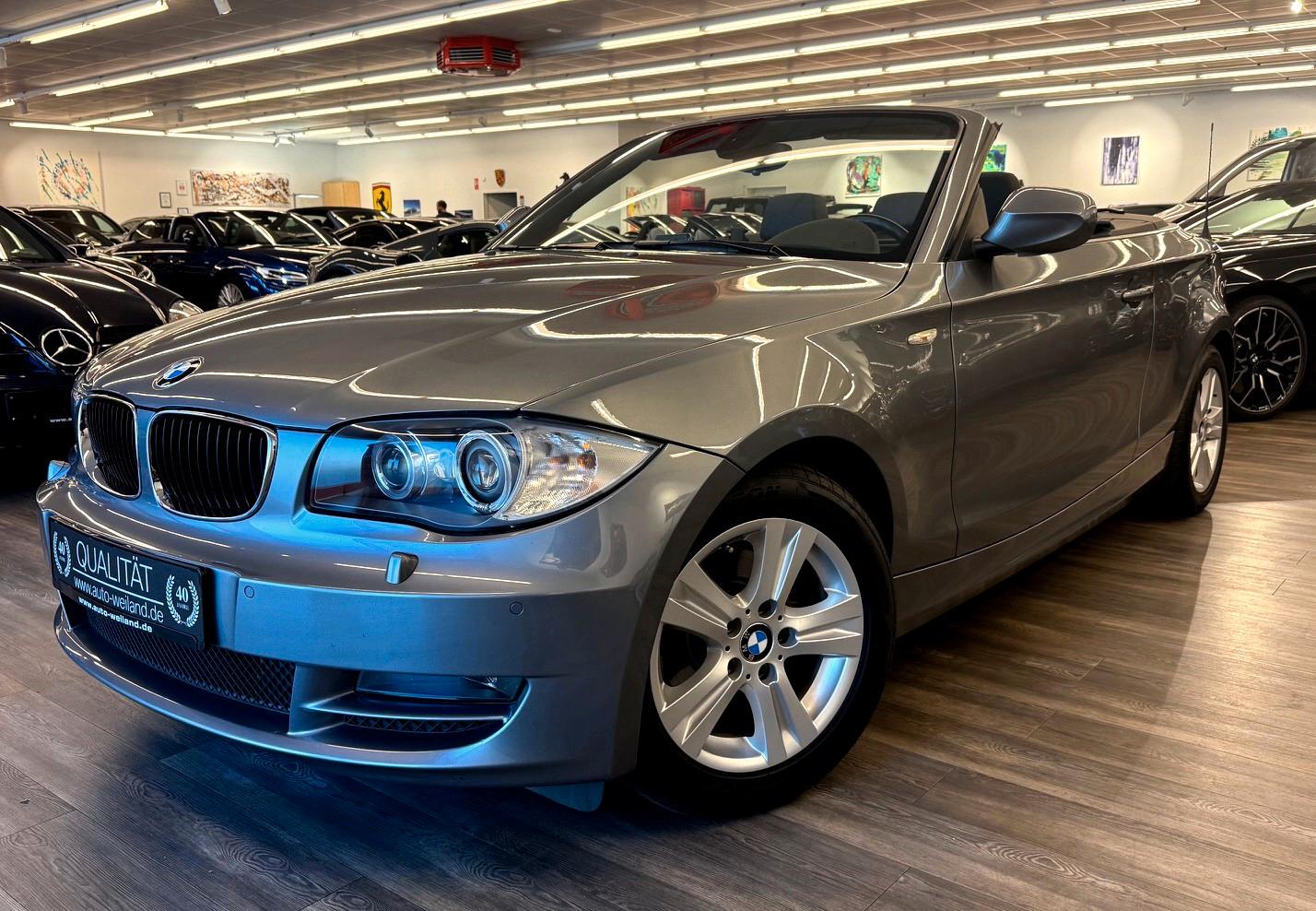 BMW 118i Cabrio Space Grau Leder Klima Sitzheizung