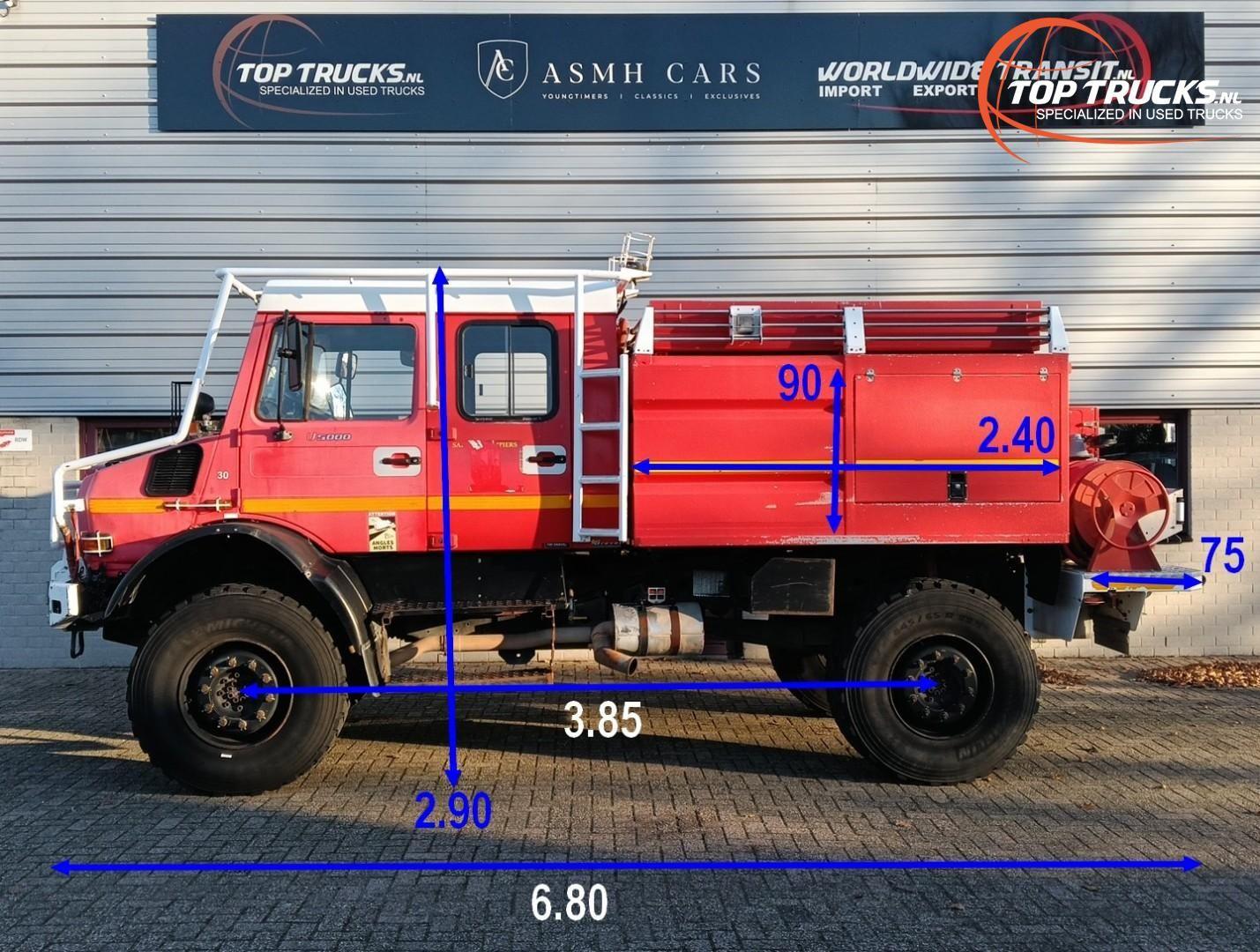 Unimog U 5000 4x4 - (type 437.4) 4000 ltr - Feuerwehr D
