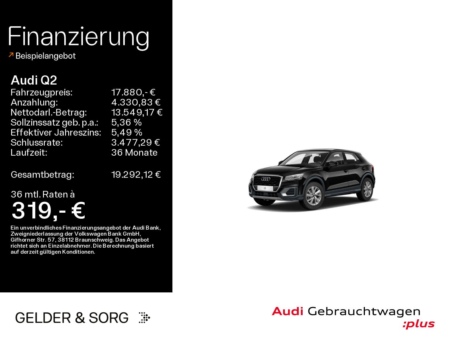 Audi Q2 1.6 TDI LED*Einparkhilfe*Navigation*Sound*GRA