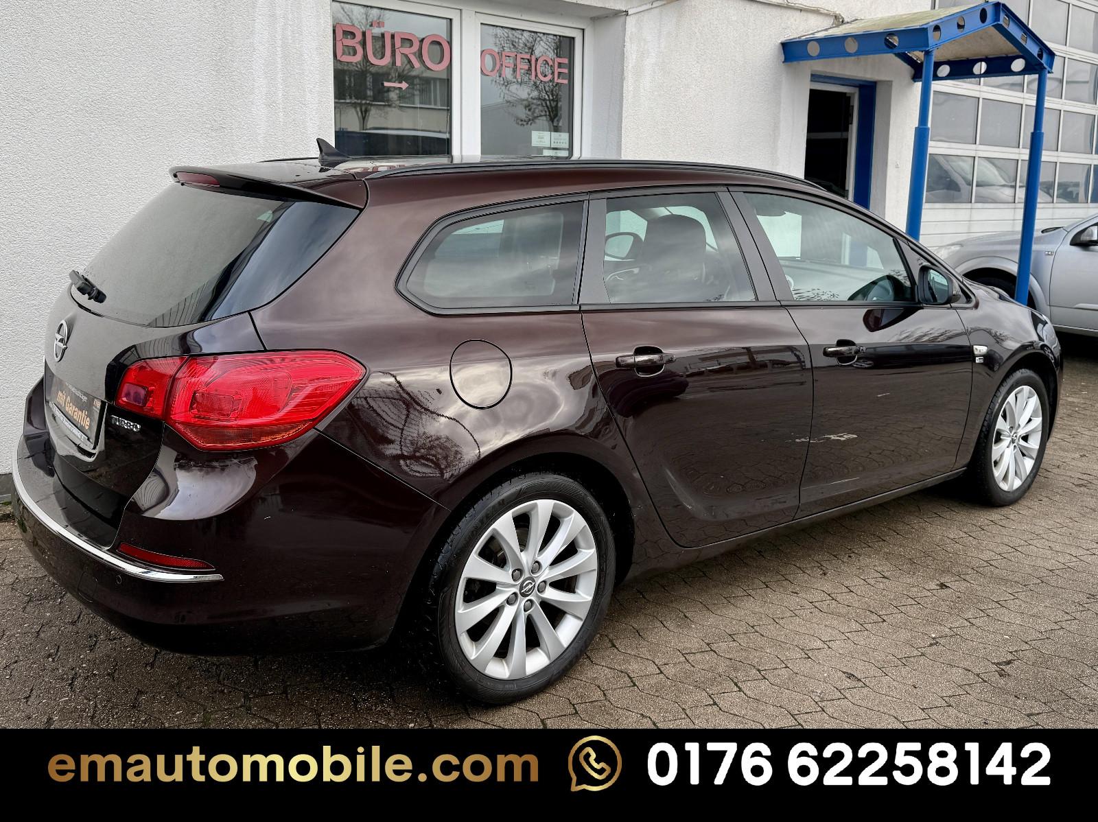 Opel Astra 2012 — engine 1.364 cm³, 140 HP (103kW)