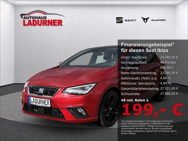 Ibiza FR Black Edition DSG *PANO+NAVI* 199 € mtl