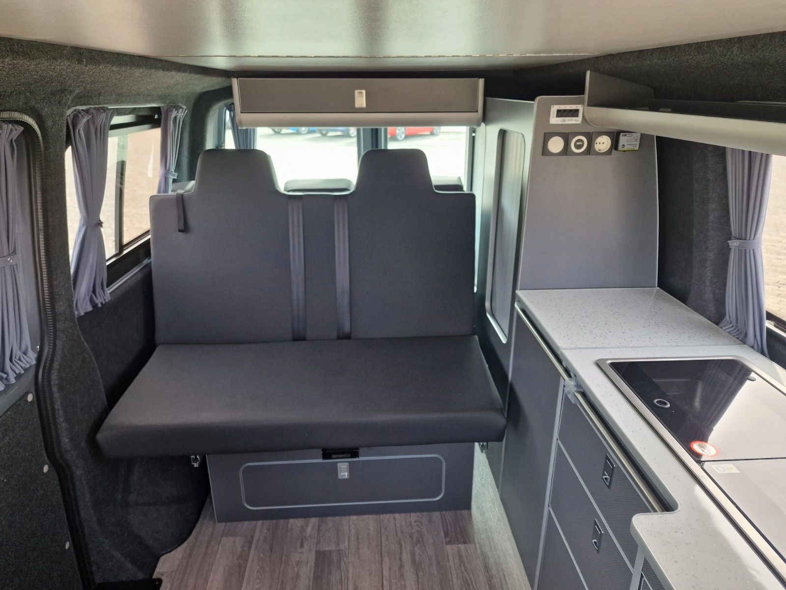 Volkswagen T6 wie California AUFSTELLDACH KÜCHE ALLTAG foto 5