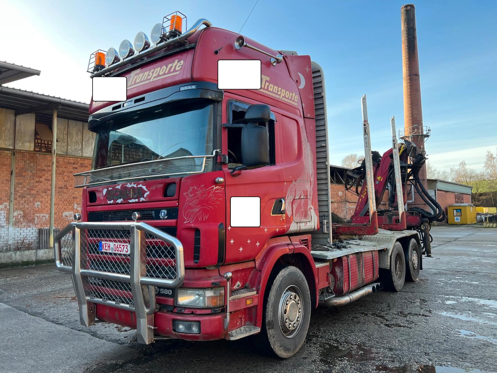 Scania 580 V8 NO KRAN GERMAN TRUCK