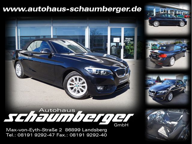 BMW 218i Cabrio * Navi * LED * Durchlade * 1.Hd. *