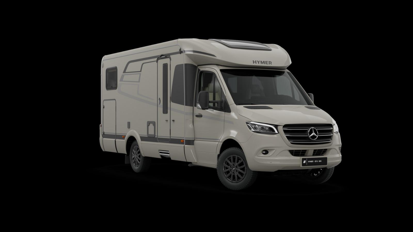 HYMER / ERIBA / HYMERCAR GT-S 600 Steingrau 170 PS / LED / GFK / Hubbett