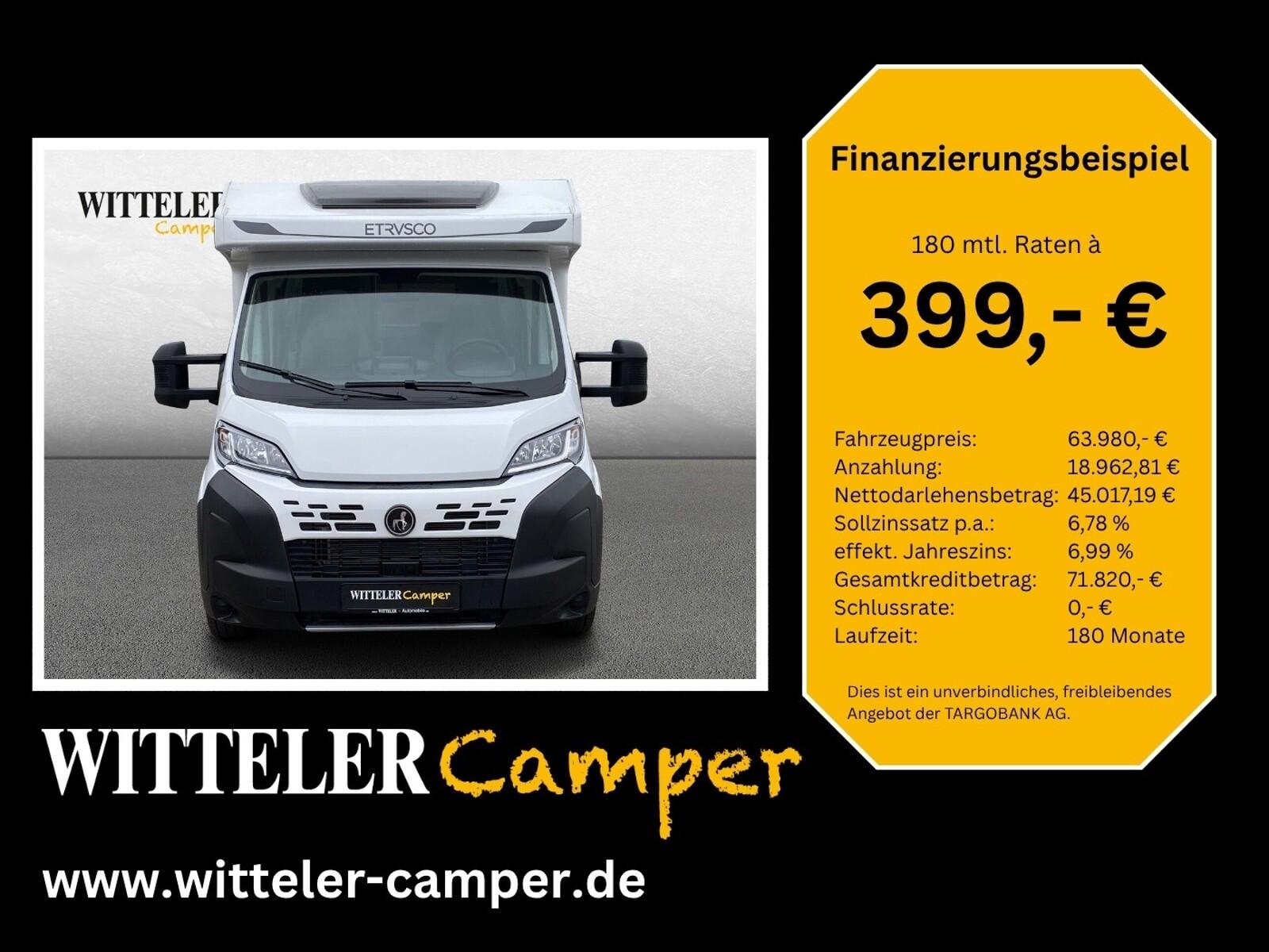 Etrusco T-Modell Base 6.9 SB MJ25*KomfortPaket*Markise*L