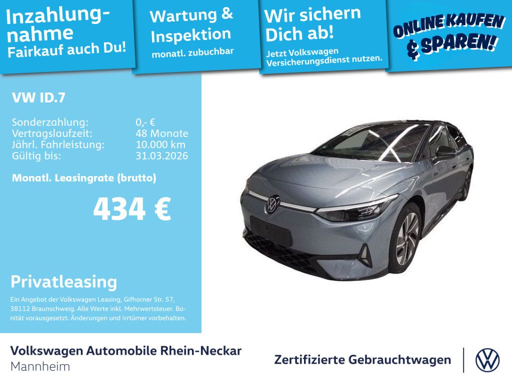 ID.7 Lim GTX 250kW Navi AHK Kamera uvm