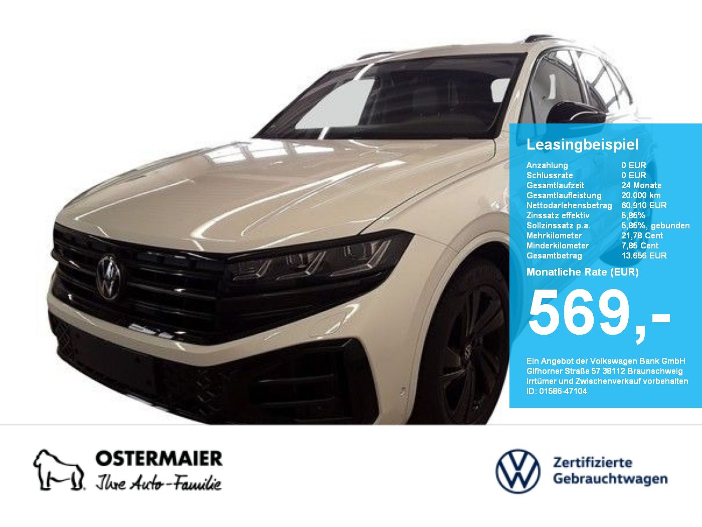 Volkswagen Touareg R-LINE BLACK 3.0TSI 340PS NP.109T STDHZG