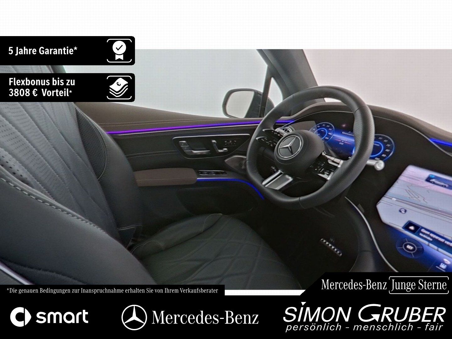 Fahrzeugabbildung Mercedes-Benz EQS 500 4M SUV AMG Sitzklima AHK 7Sitze 118kw