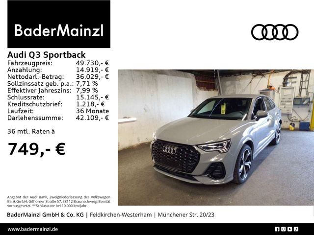 Audi Q3 Sportback 40 TDI quattro S line AHK Sonos ACC