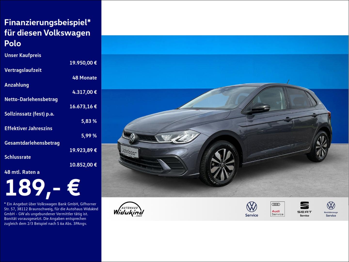 Volkswagen Polo VI 1.0 TSI Goal Navi Digitales Cockpit LED 