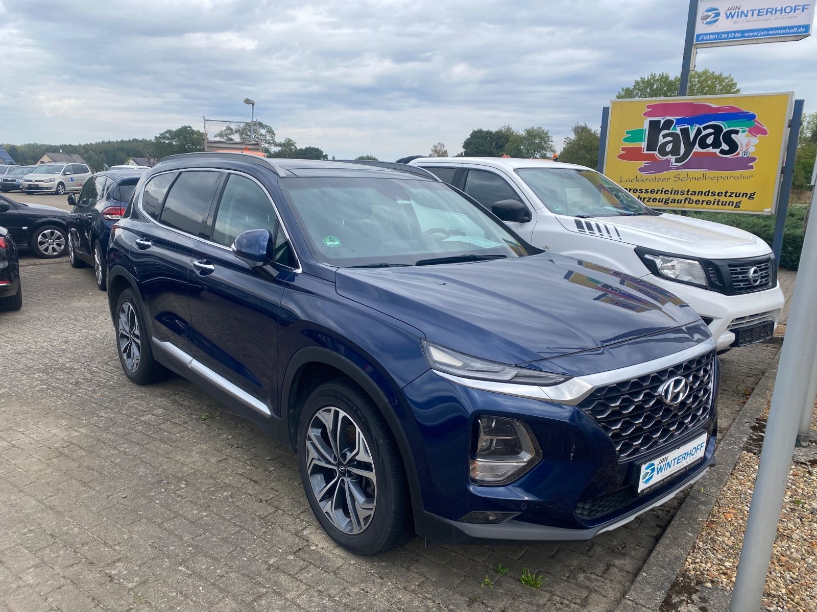 Hyundai SANTA FE Santa Fe Premium 4WD AHK Pano LED 21008€Netto