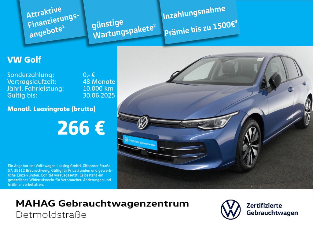 Volkswagen Golf VIII 1.5 TSI GOAL NewModel AHK Navi LED+ 6-