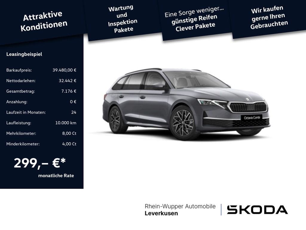 Octavia Combi Selection 2,0 TDI MATRIX KAM 360°