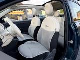 Fiat 500C Lounge *Cabrio* Klima Einparkhilfe 2.Hand - Fiat 500: Blau