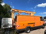 Ruthmann Mercedes Vario 711D Steiger 12,60m Korb isoliert - Arbeitsbühne Steiger
