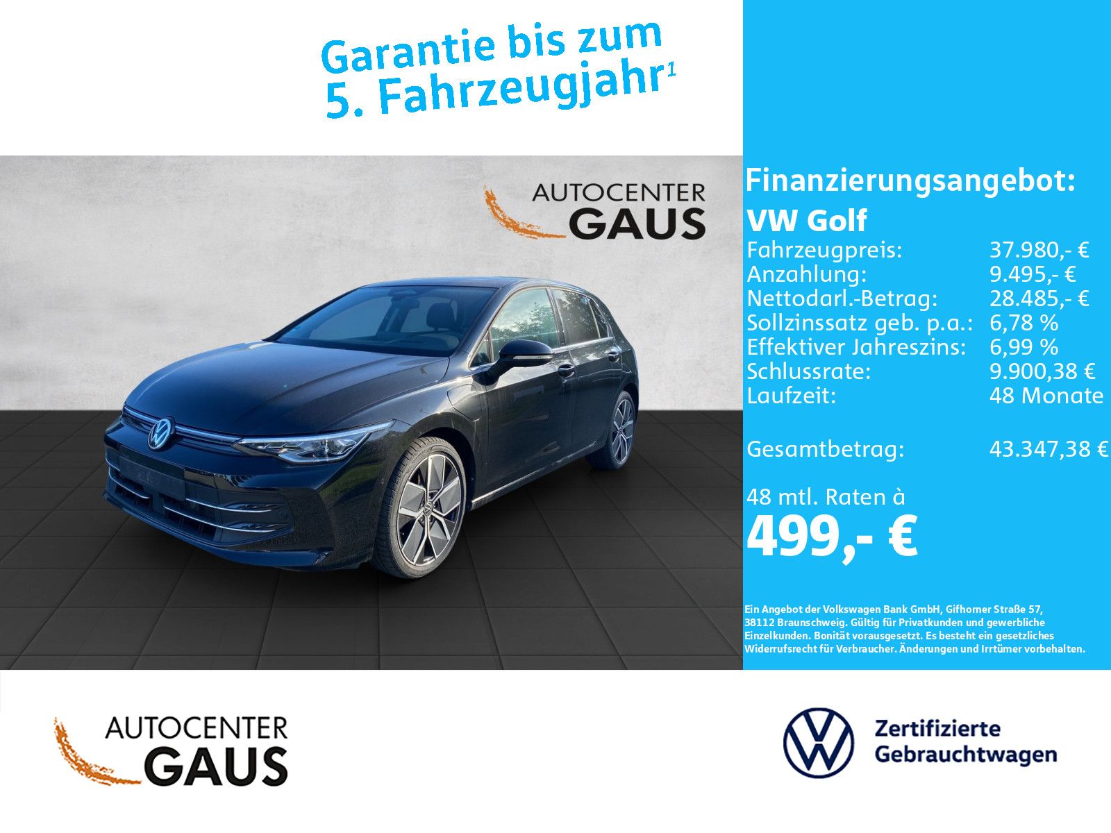 Golf VIII Style 1.5 TSI DSG eHybrid AHK*Pano*Nav