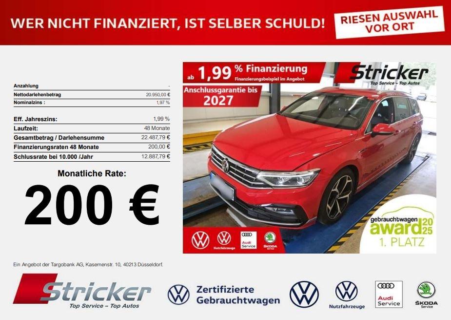 Volkswagen Passat Variant RLine 20TDI DSG 200ohne Anzah 2021