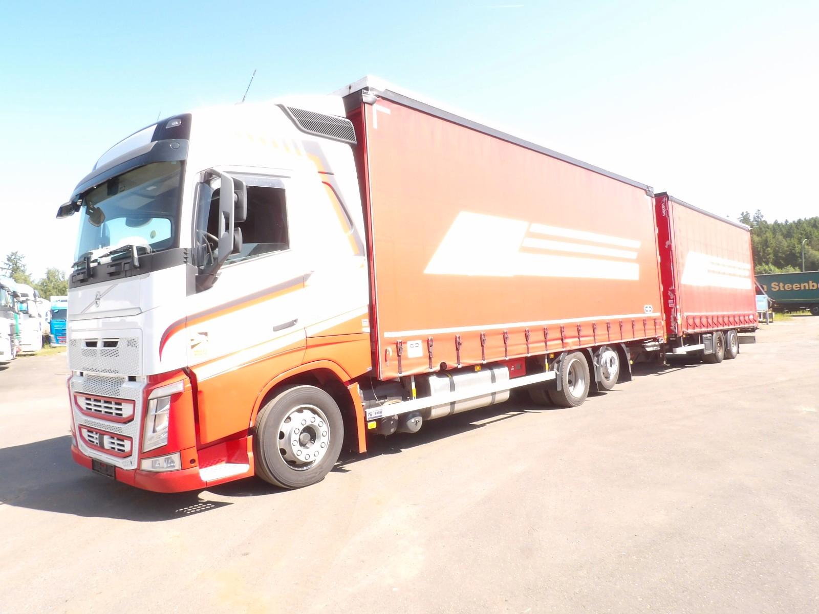 Volvo FH500-RETARDER-HEBEBÜHNE-HUBDACH-KOMPLETTZUG