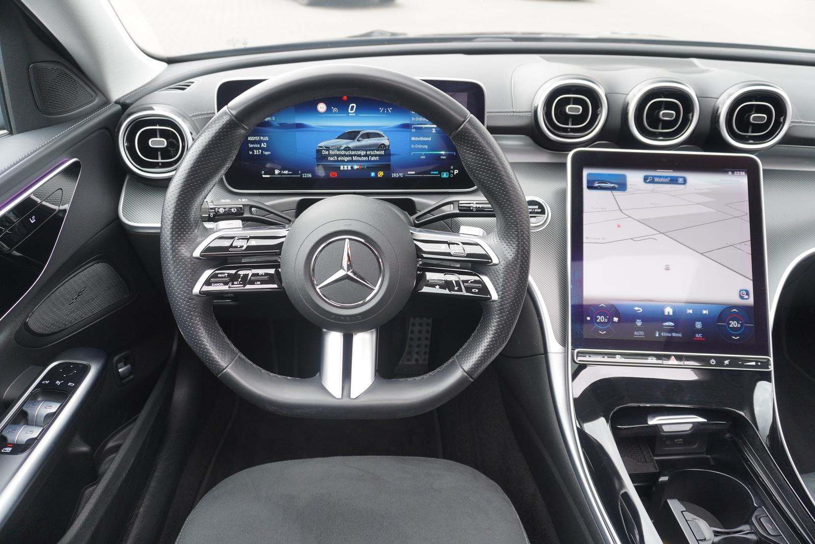 Mercedes-Benz C-Class C180 T-Modell AMG Line LED Navi Panorama Kamera, миниатюра 11