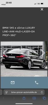 BMW 545e xDrive 360 Grad Kamera/ Totwinkel/ TOP - BMW: Limousine, E36