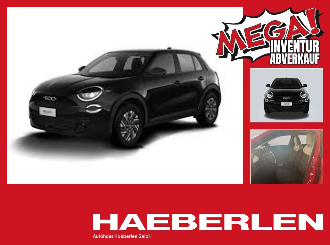 Fiat 600 Hybrid Business Edt. Autom. Navi+Sitzhz.+Kam