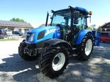 New Holland T4 S 55 neuwertiger Zustand mit Heckschaufel - New Holland Radlader