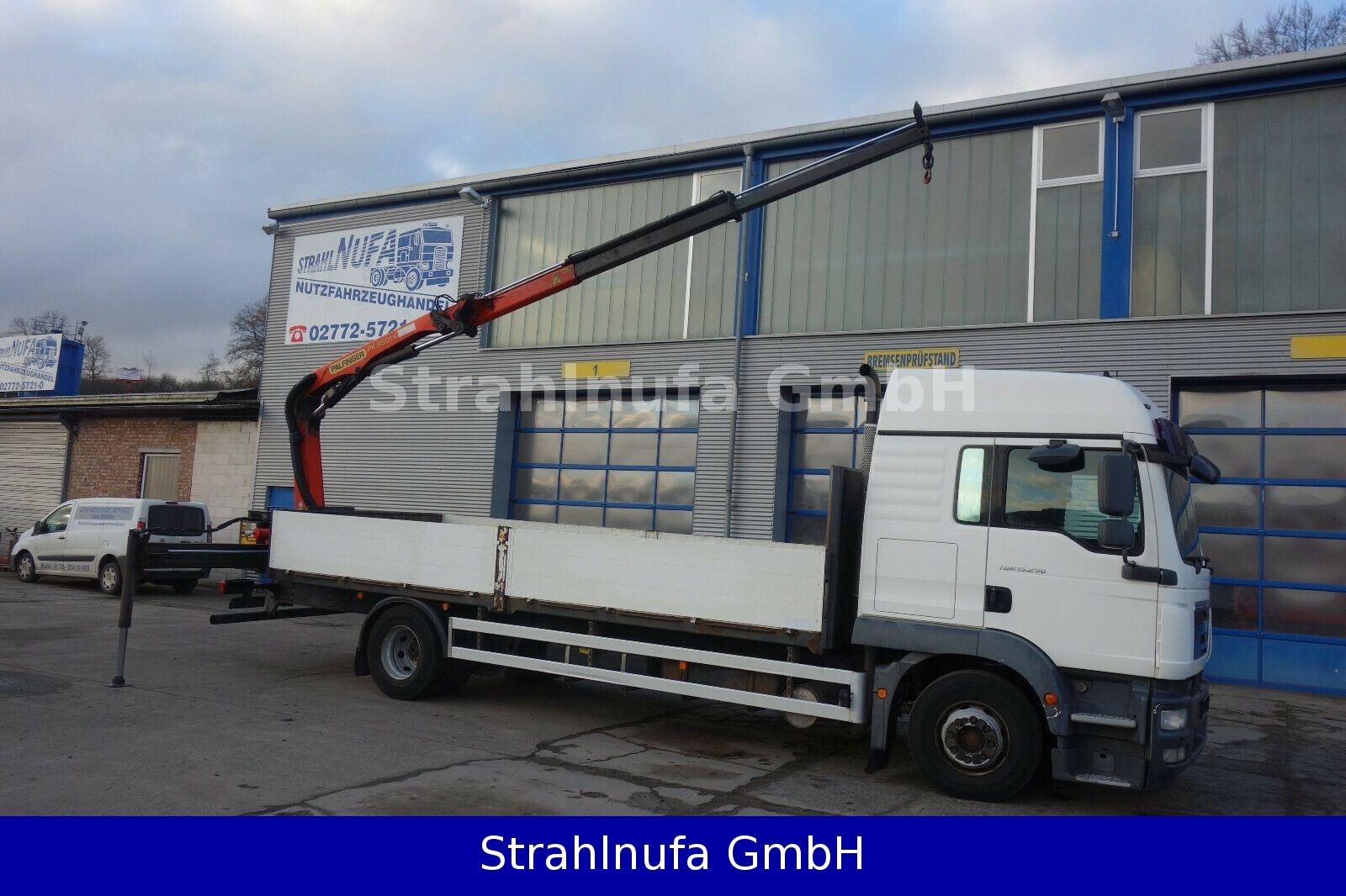 MAN 15.290 TGM Pritsche + Palfinger Hecklade Kran