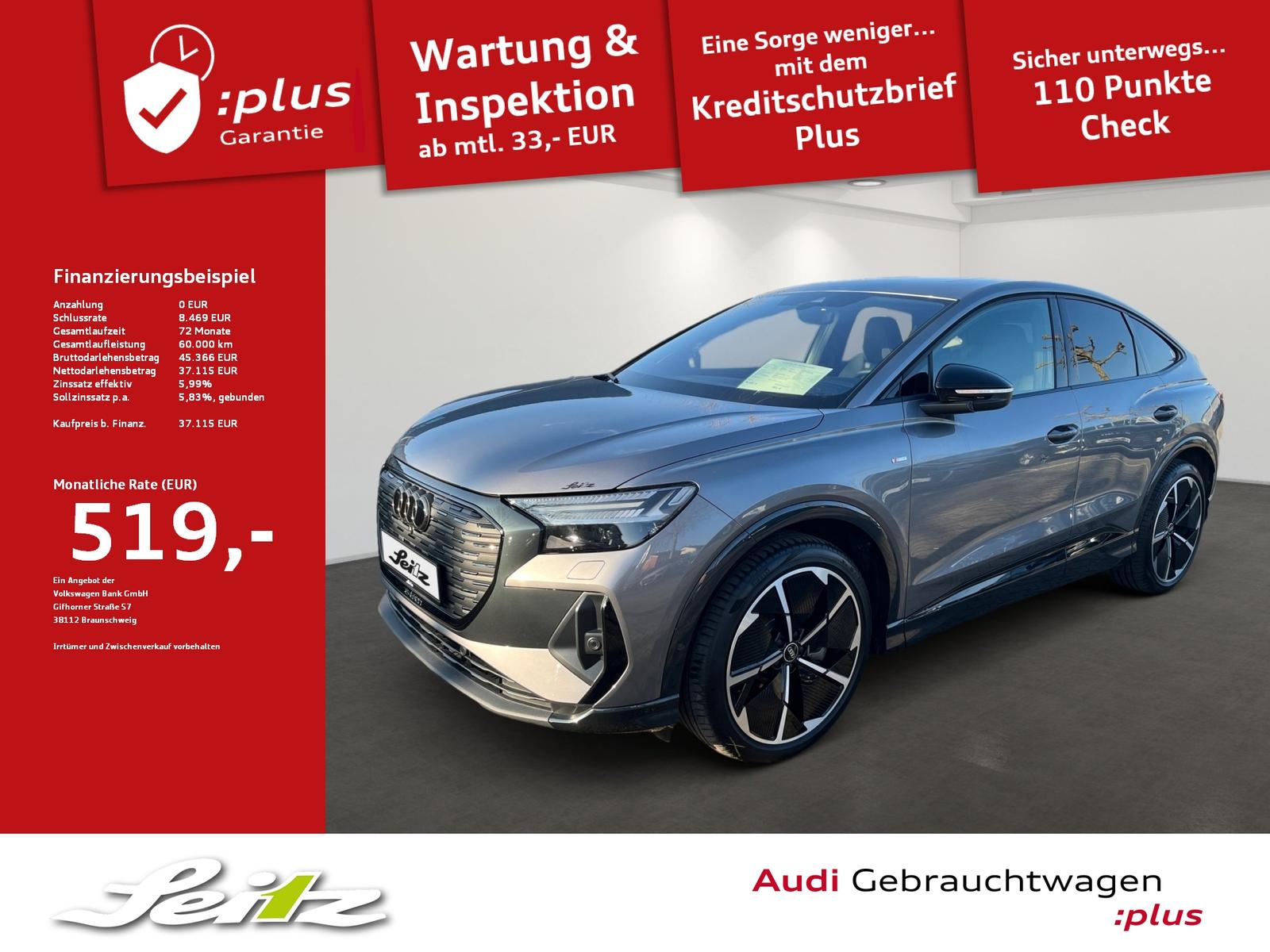 Audi Q4 50 e-tron Sportback quattro *AHK*HEAD-UP*SONO