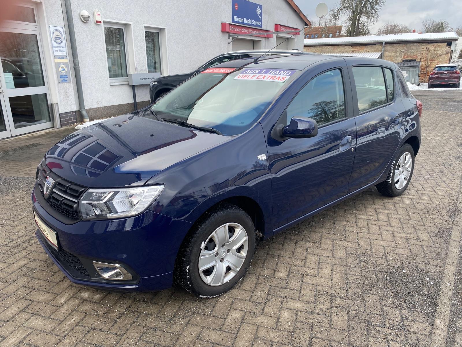 Dacia Sandero II Comfort, 1.Hd.,Klima,AHK,Navi,TÜV1/28
