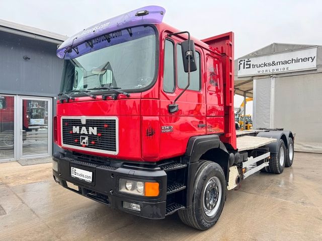 MAN 27.463 6x4 chassis - spring- retarder