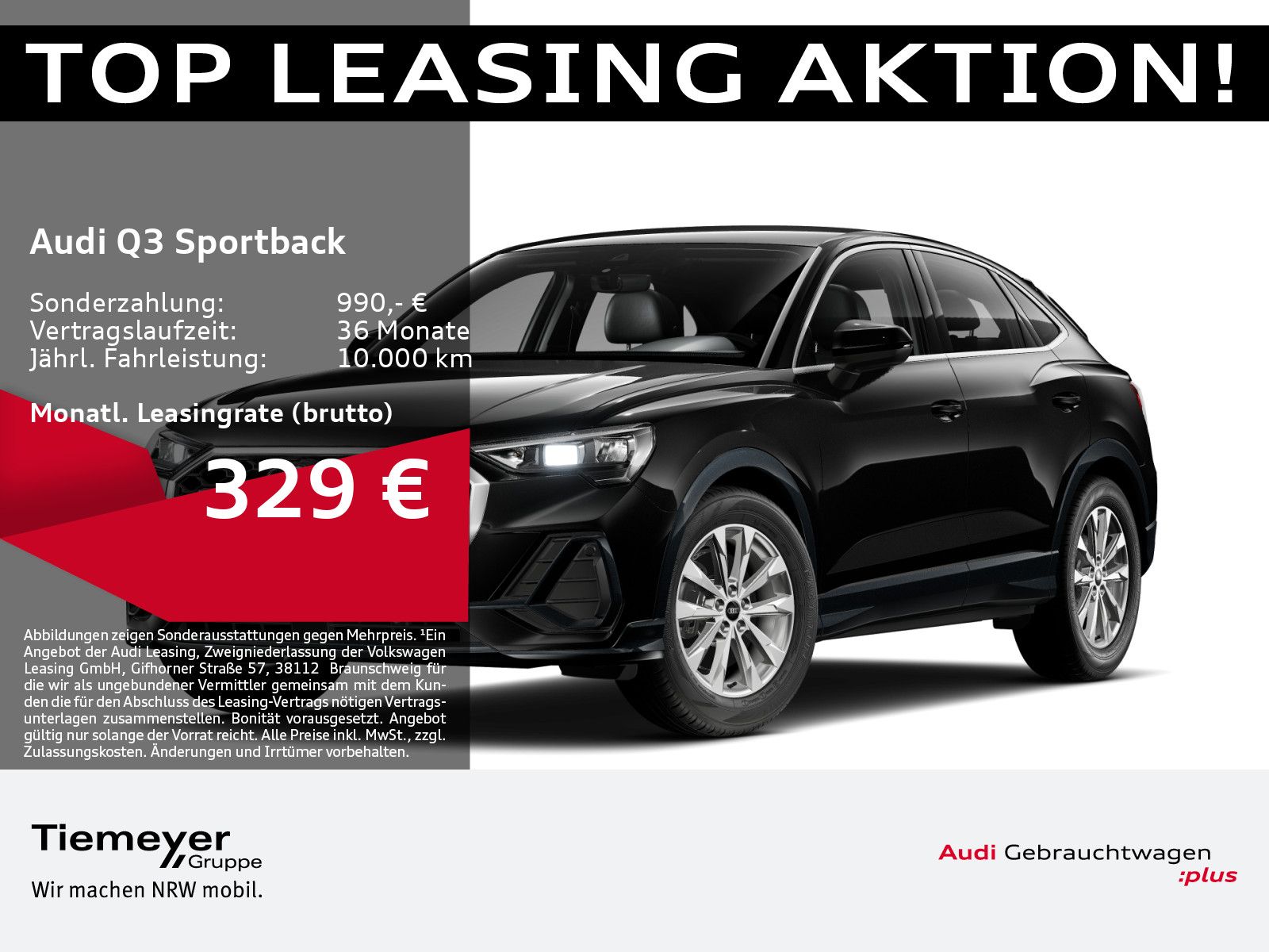 Audi Q3 Sportback 40 TFSI Q NAVI LEDER eSITZE KAMERA