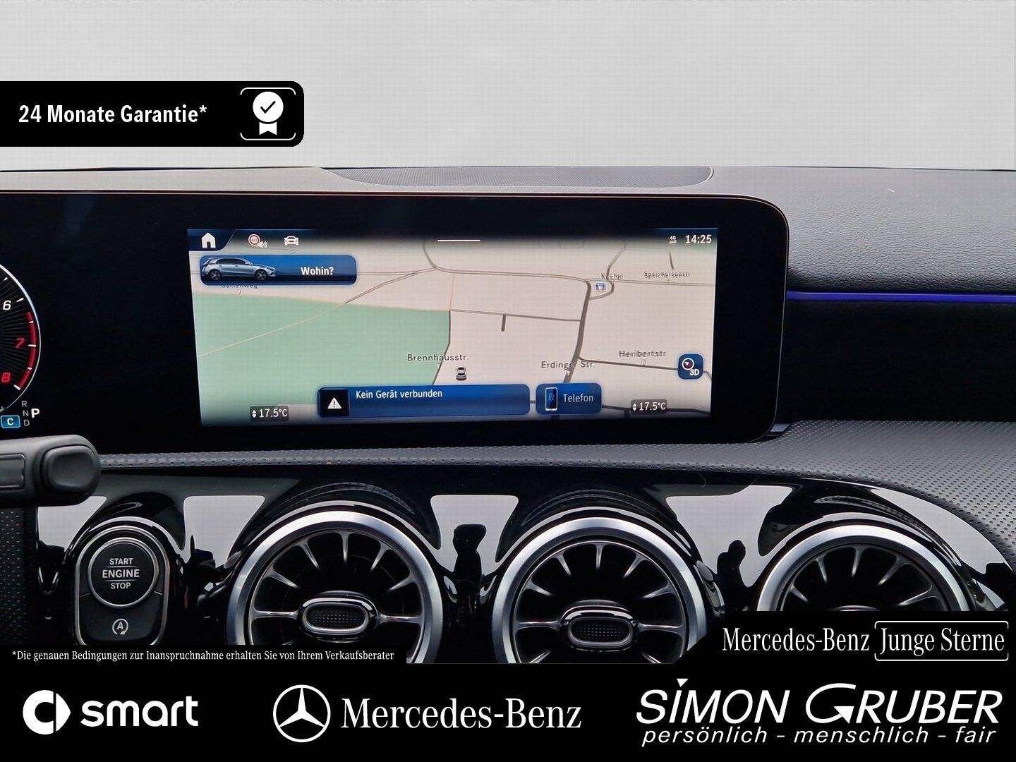 Fahrzeugabbildung Mercedes-Benz A 200 AMG Line Adv.+ Multibeam Kamera Ambi KeyGo