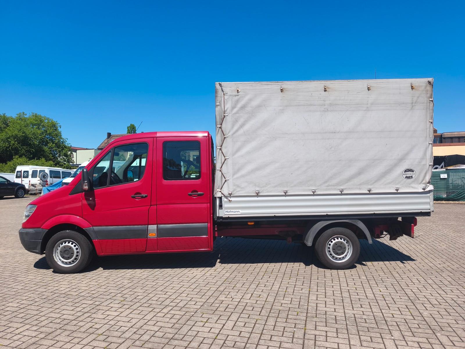 Mercedes-Benz Sprinter Pritsche/DoKa*3,4m*Maxi*Plane 315*Klima