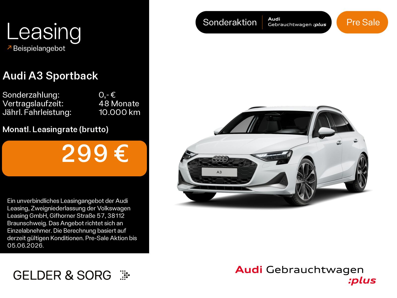 Audi A3 Sportback 35 TDI advanced 19"*LED*sound*Navi*