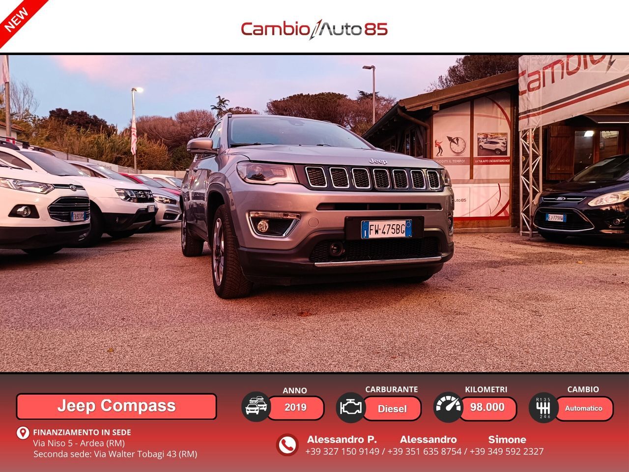 Jeep Compass 2.0 Multijet II aut. 4WD Limited