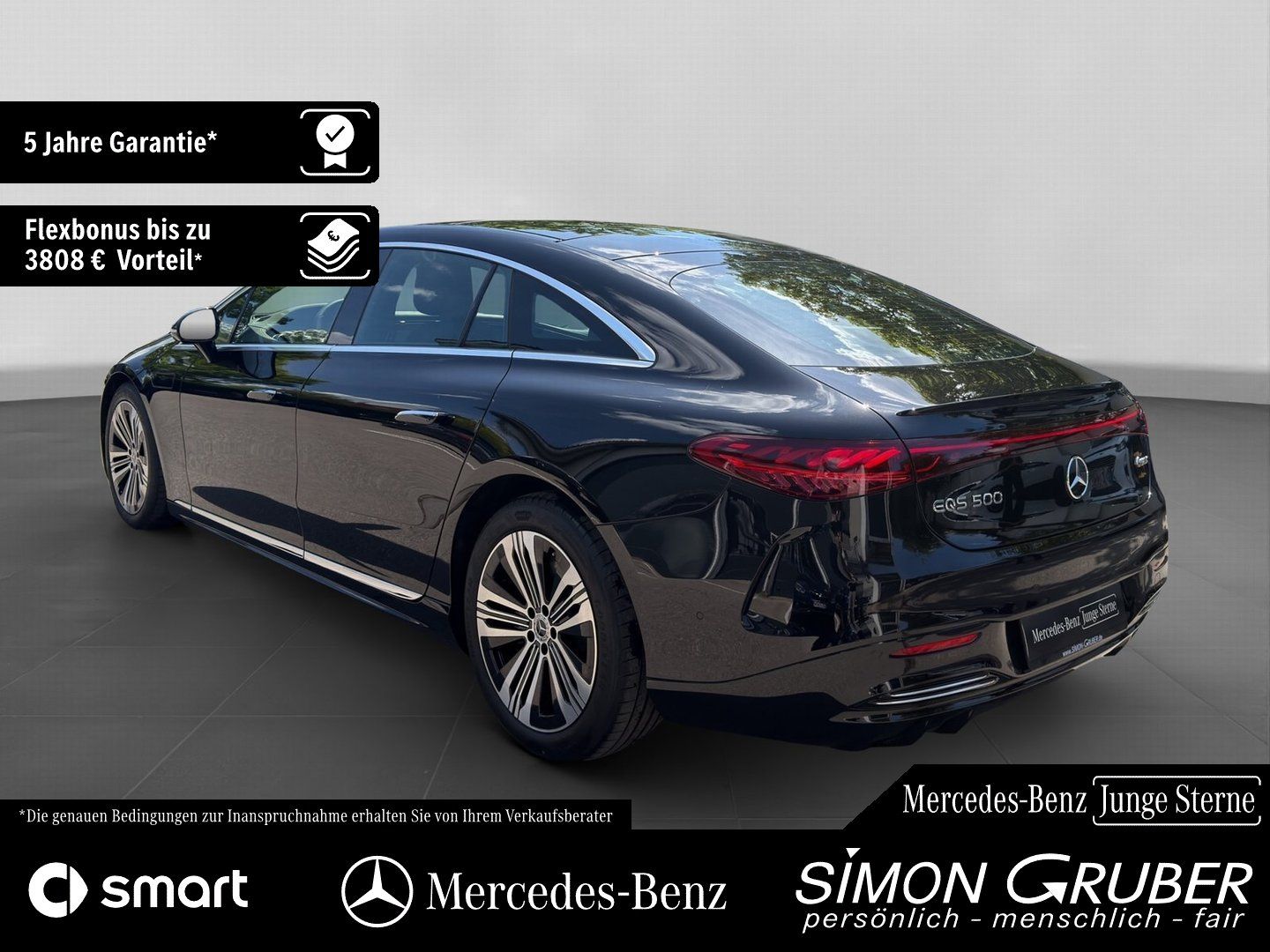 Fahrzeugabbildung Mercedes-Benz EQS 500 4M AMG Massage Sitzklima AHK Mod 2026